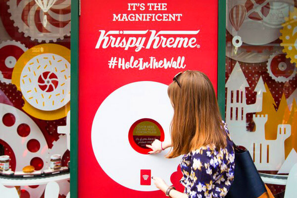 Krispy Kreme #HoleInTheWall